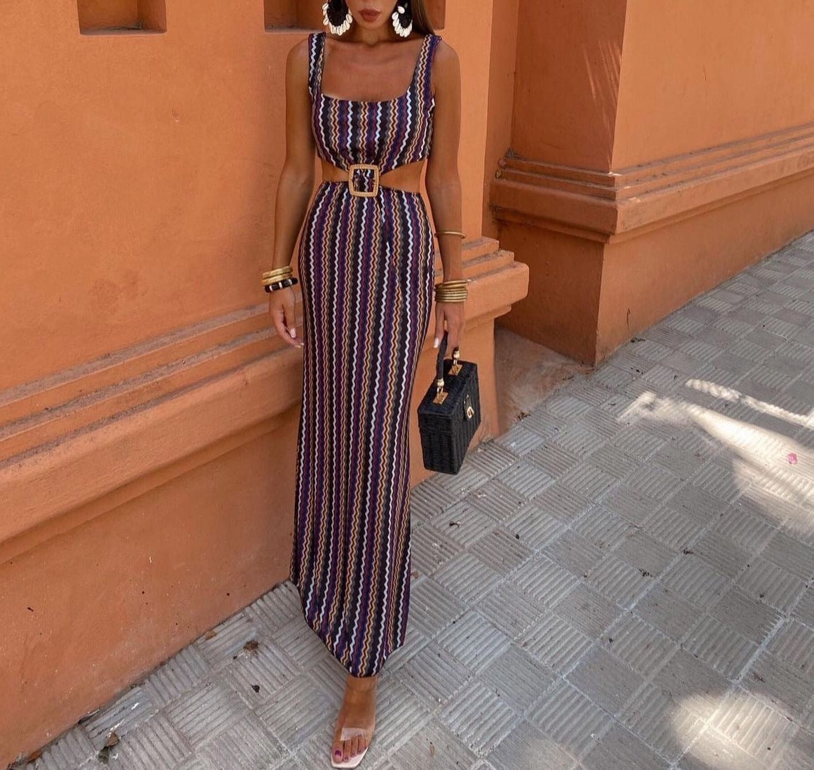 Karina | Sunset Breeze-jurk