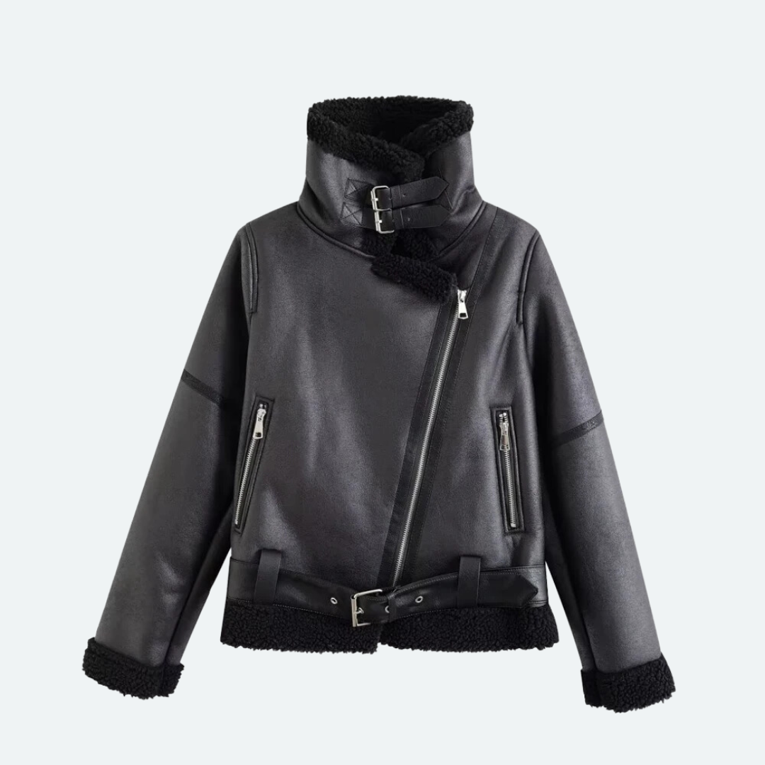 Danna | Shearling-lined jacket