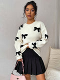 Brita | Knitted jumper with bows