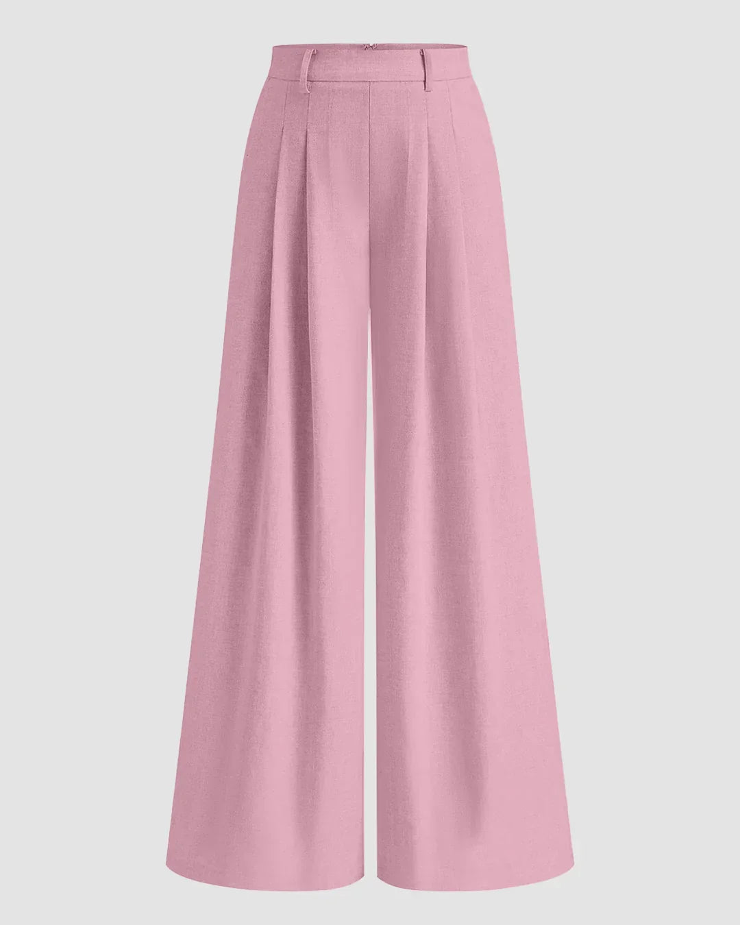 Catlin | High-waist wide-leg trousers in pink