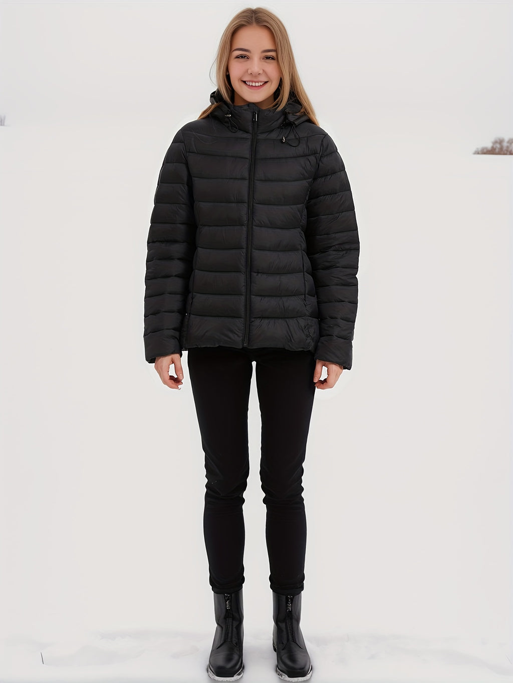 Lorah | Quilted jacket with hood
