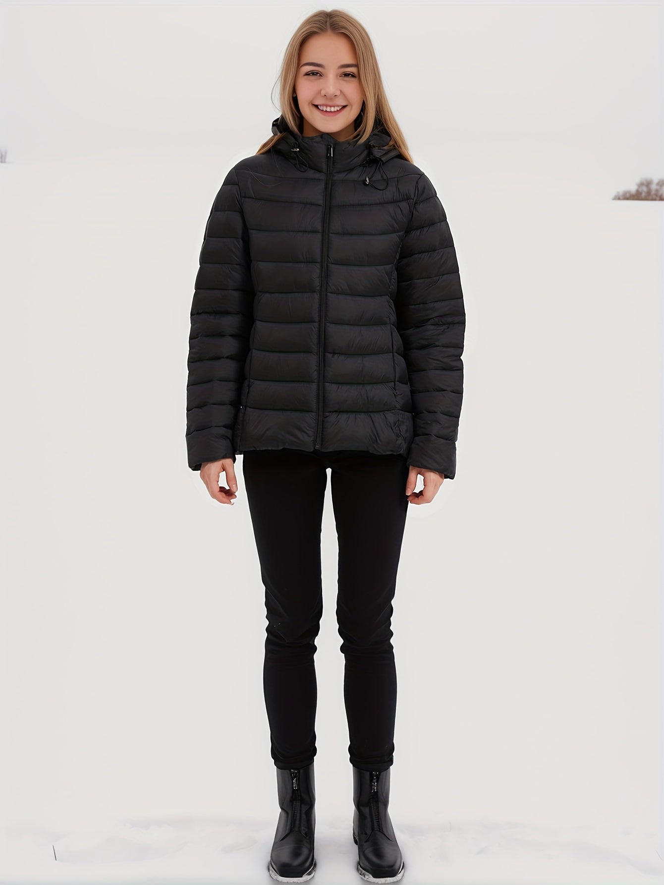Lorah | Quilted jacket with hood