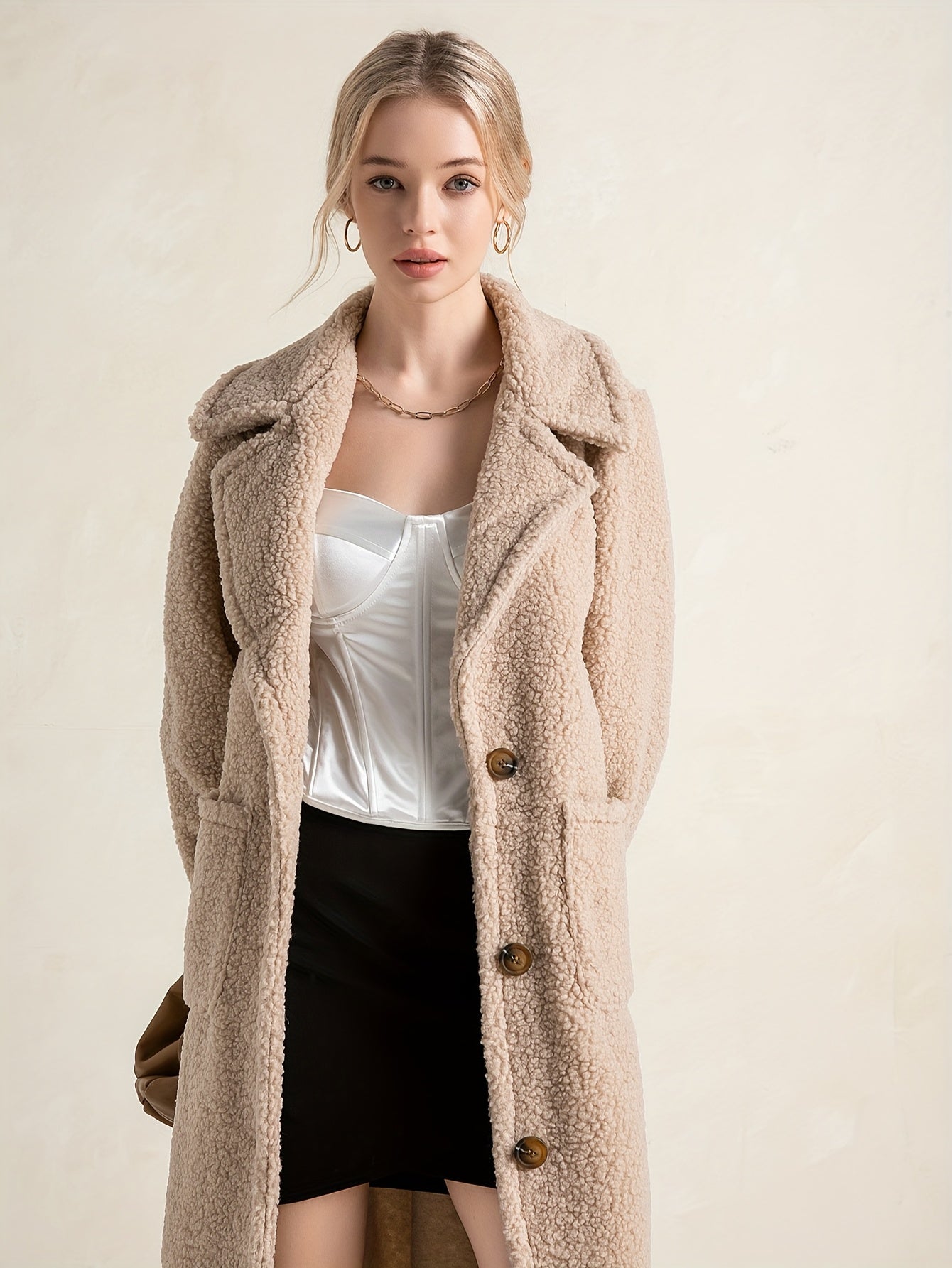 Jodee | Teddy long coat