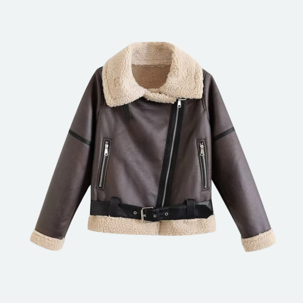 Danna | Shearling-lined jacket