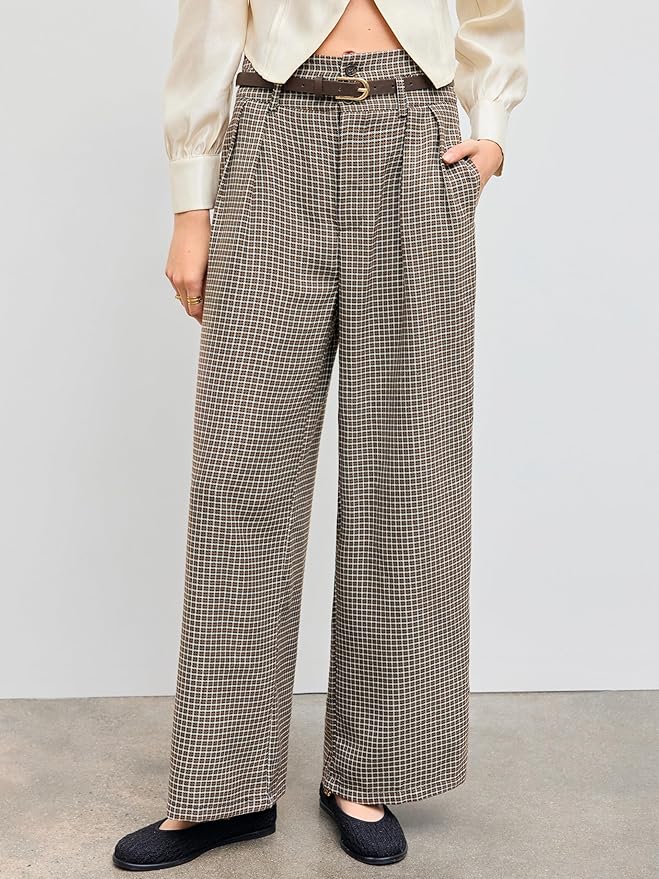 Calla | High-waist wide-leg trousers