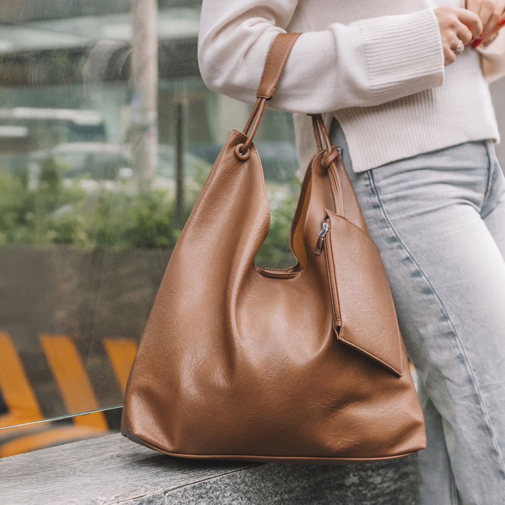 Slouchy shoulder bag