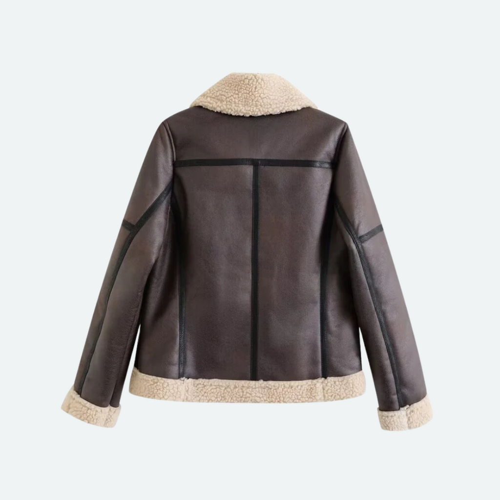Danna | Shearling-lined jacket
