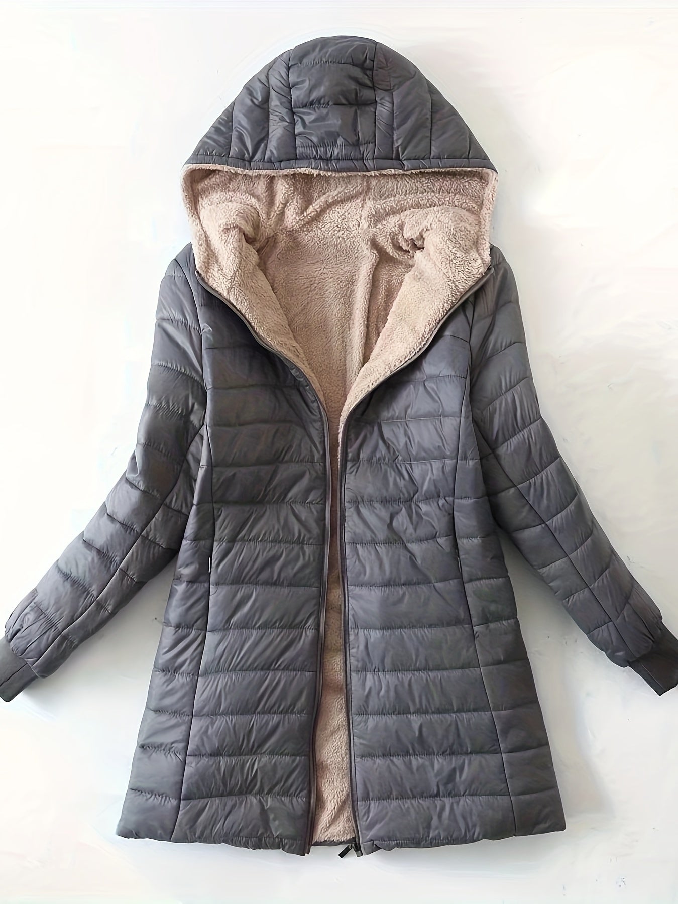Nowell | Quilted jacket with teddy lining