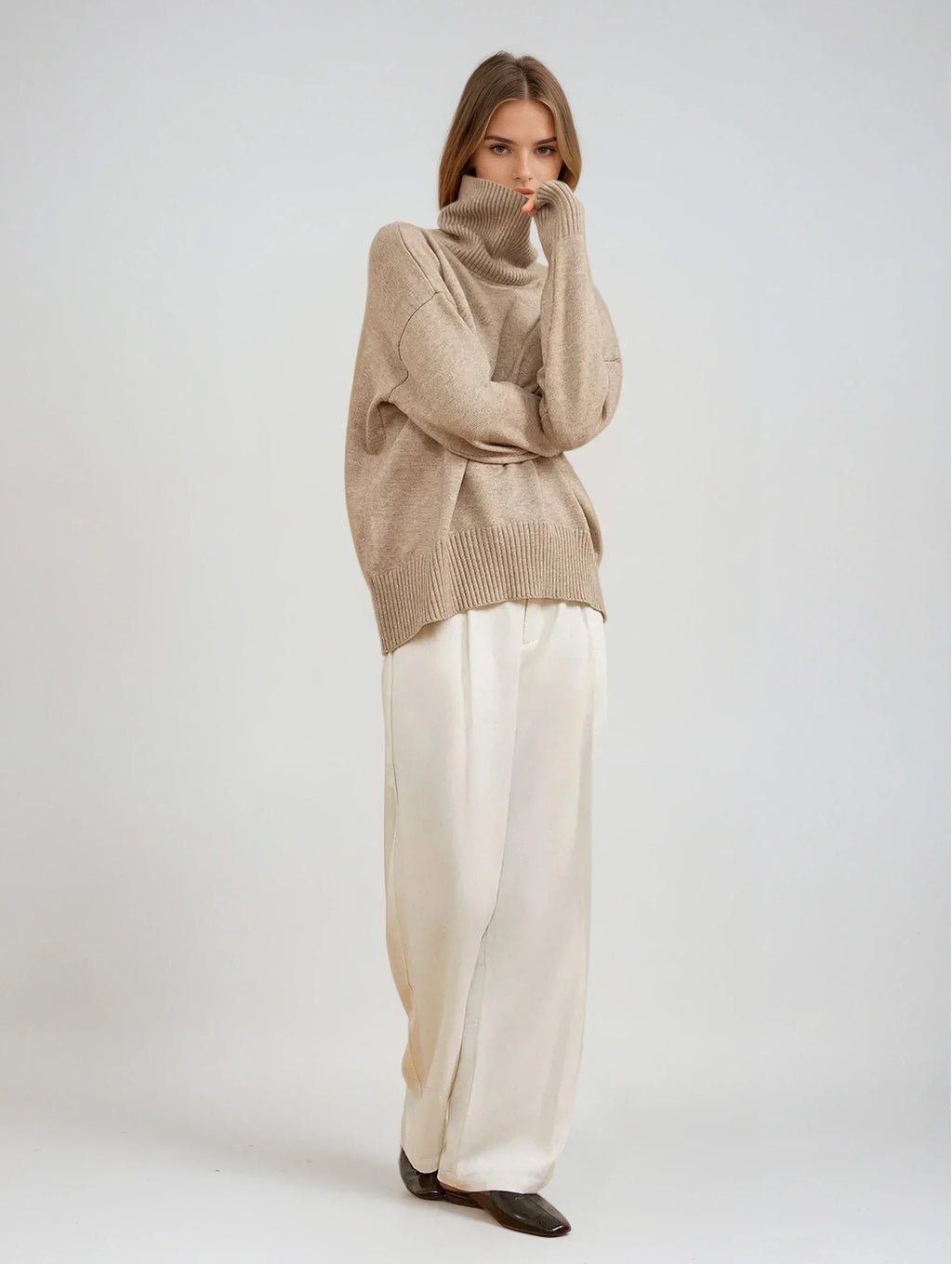 Jaira | Knitted turtleneck sweater