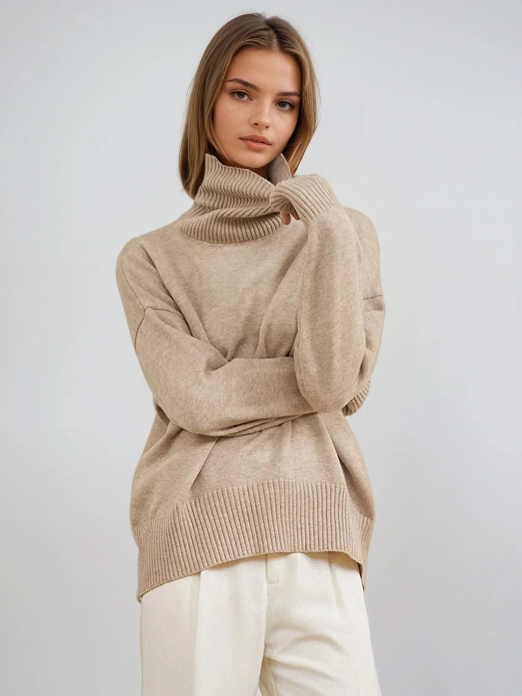 Jaira | Knitted turtleneck sweater