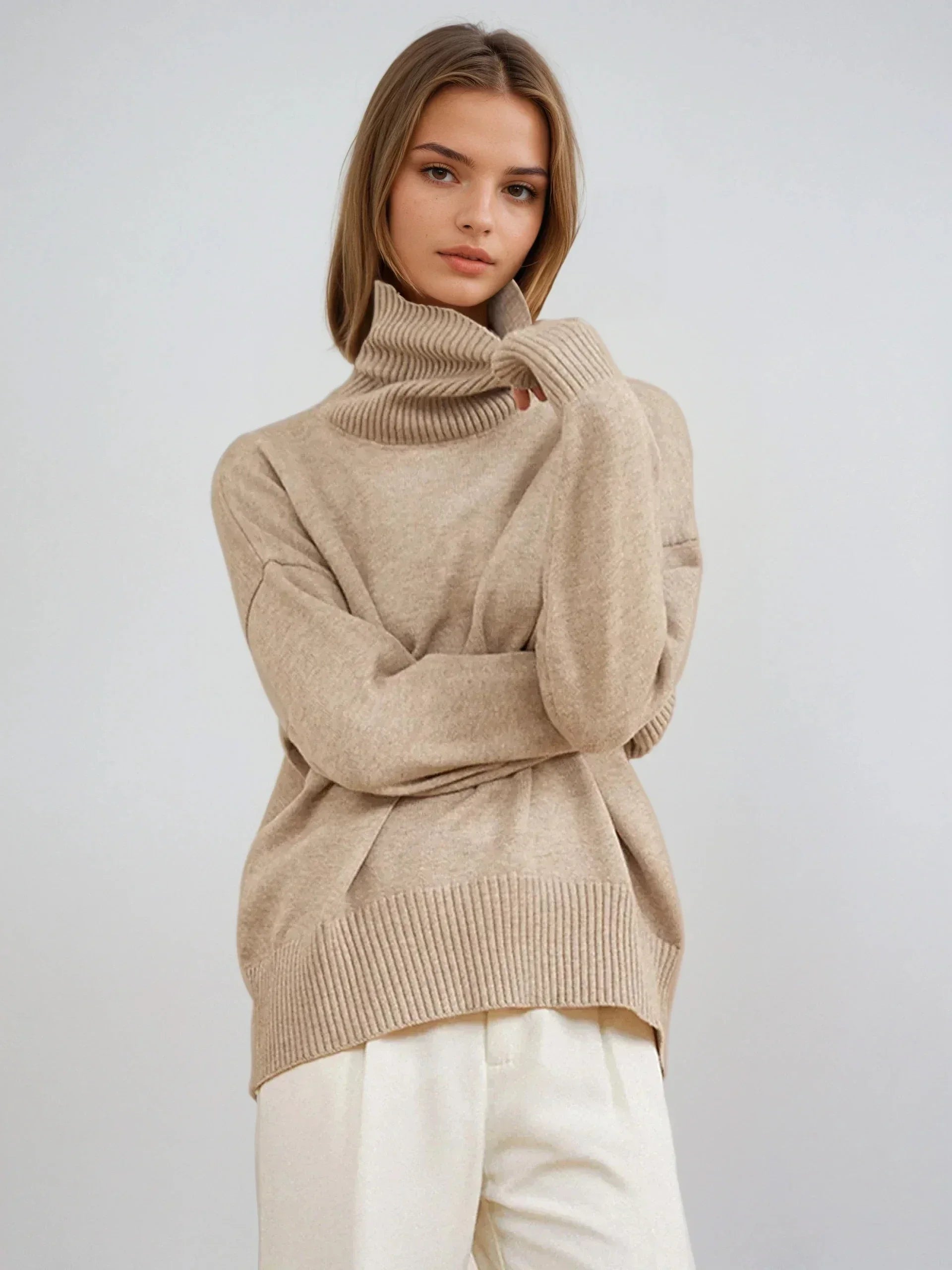 Jaira | Knitted turtleneck sweater