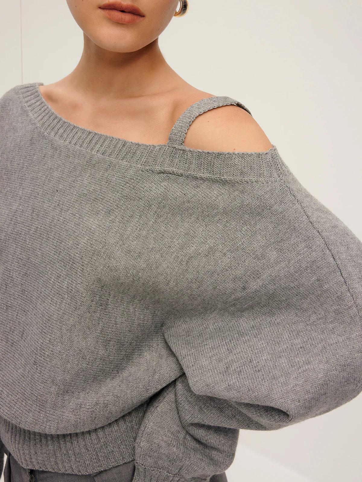 Jalena | Oversized off-shoulder sweater