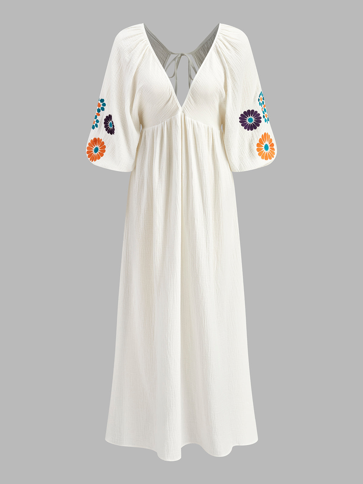 Maëlle | Long Embroidered Dress