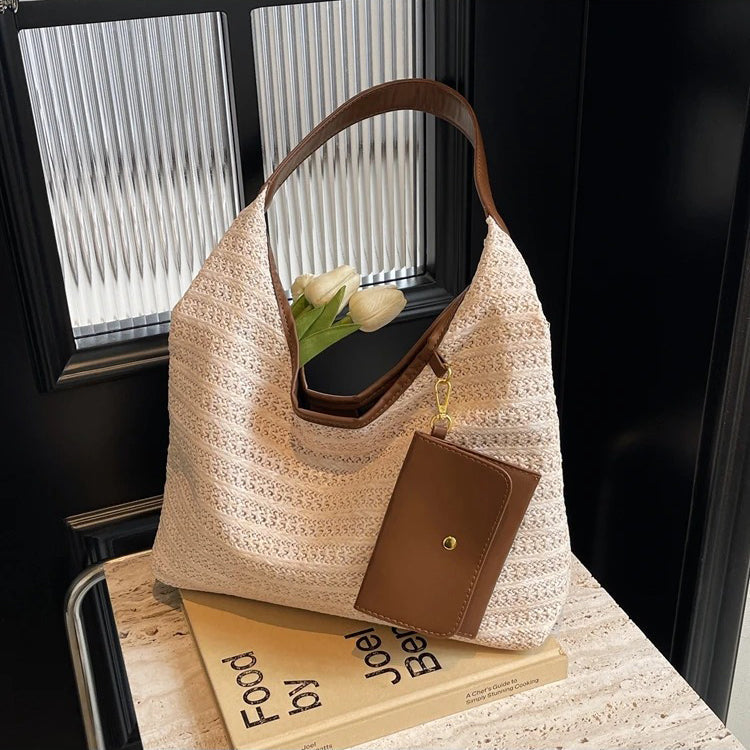 Straw Hobo Bag