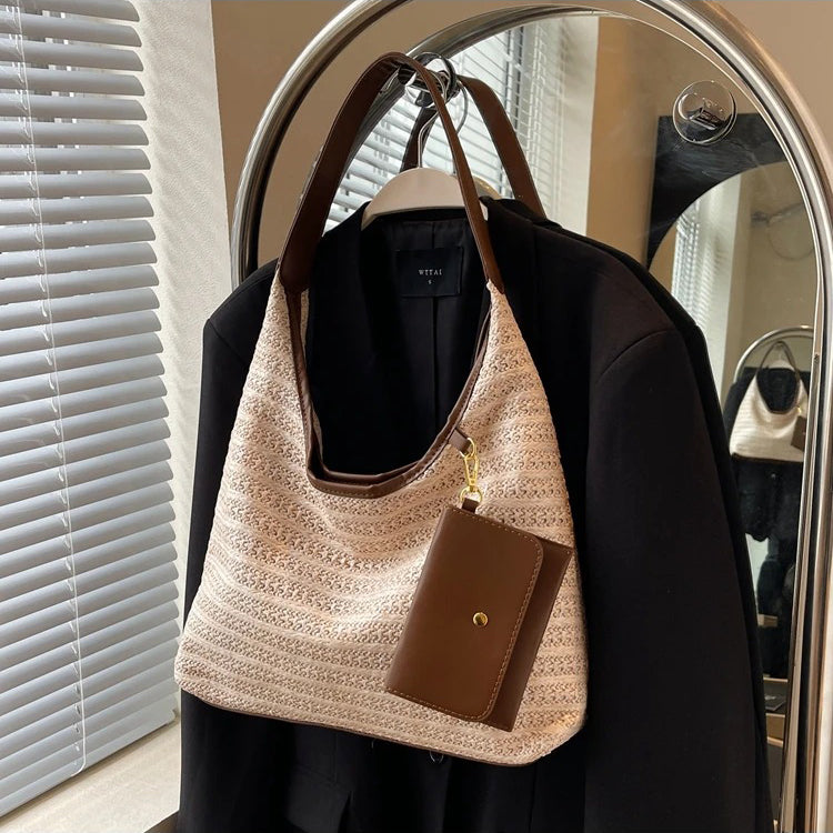Straw Hobo Bag