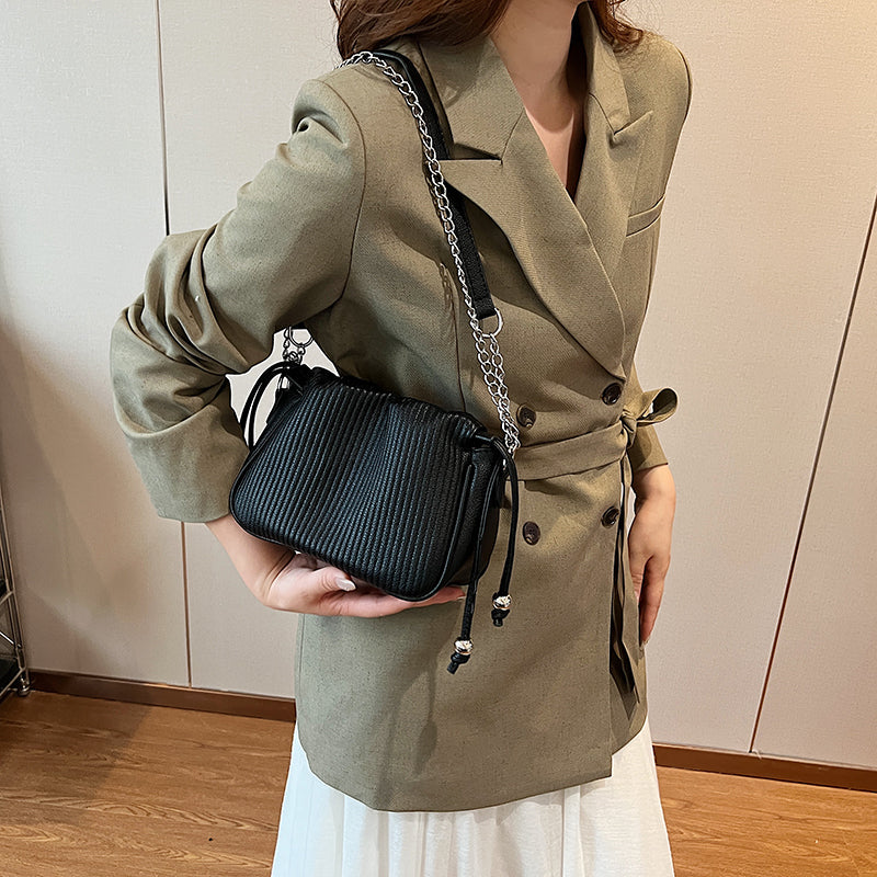 Mini Pleated Crossbody