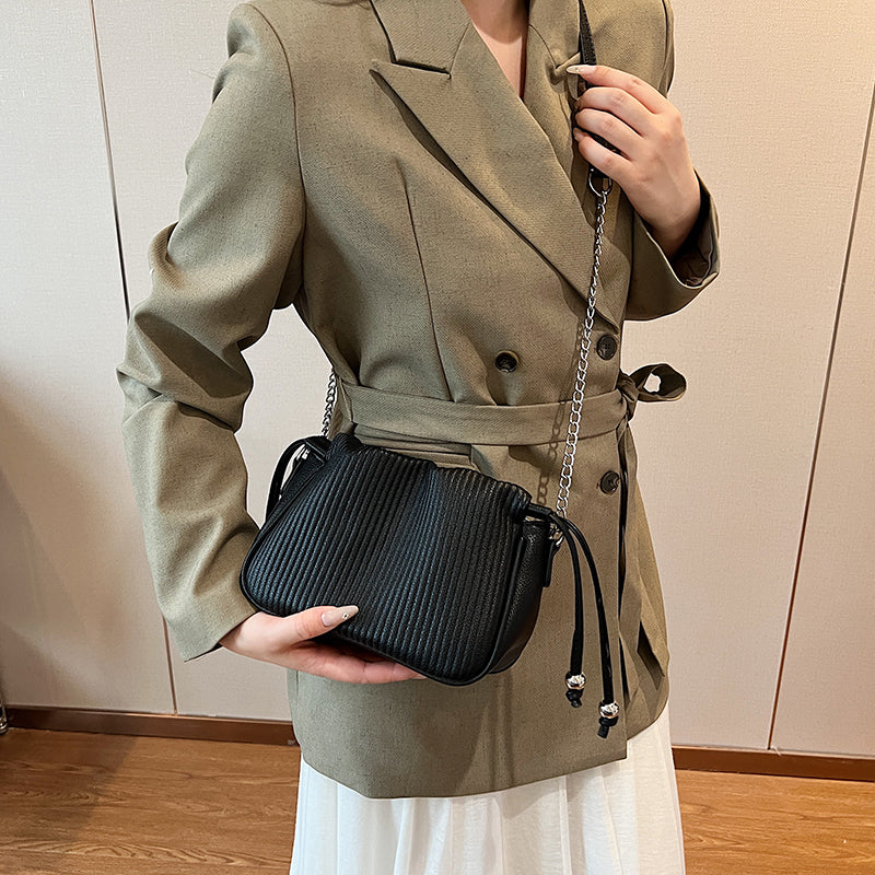 Mini Pleated Crossbody