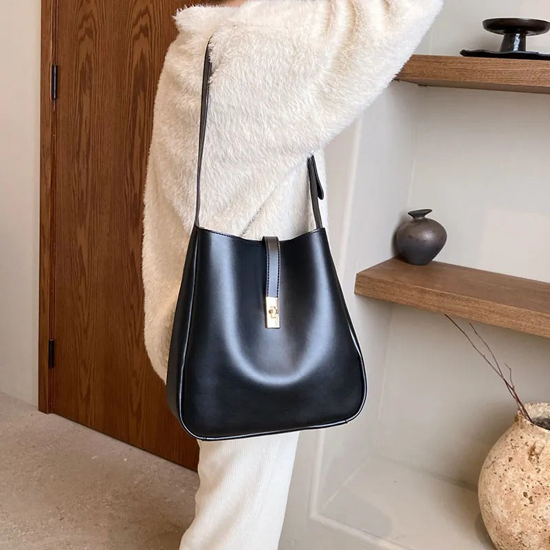 Zea Turn Lock Shoulder Bag