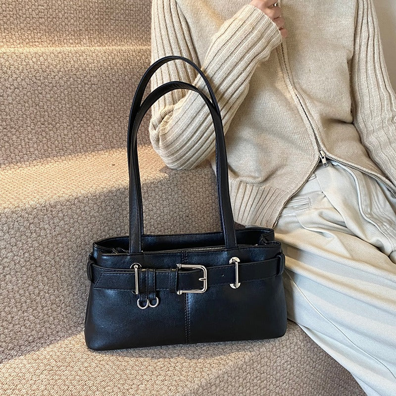 Caily Buckle Shoulder Bag