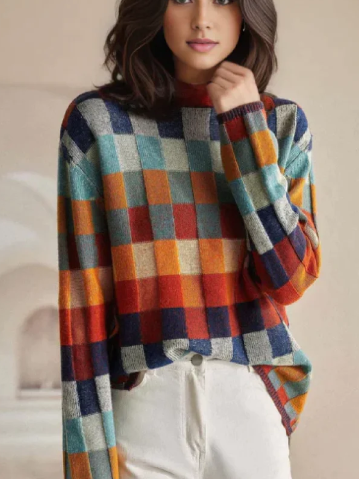 Nina™ | Patchwork Coltrui van Kasjmier