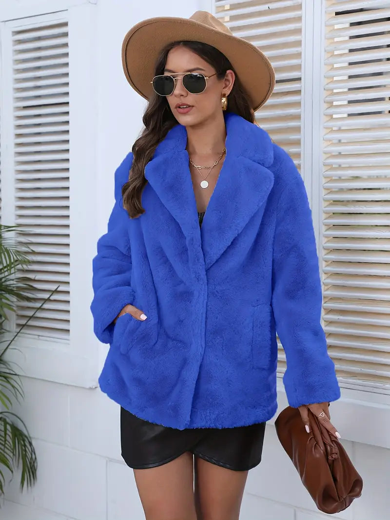 Elle | Faux fur coat