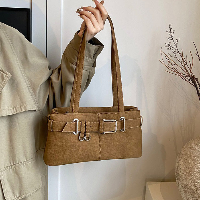 Caily Buckle Shoulder Bag