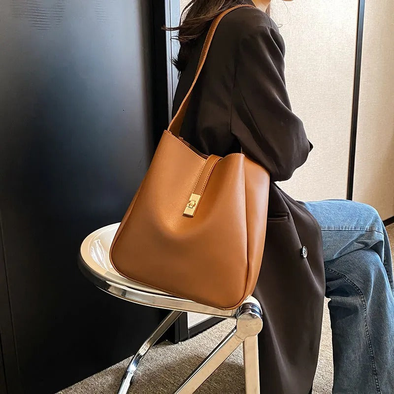 Zea Turn Lock Shoulder Bag