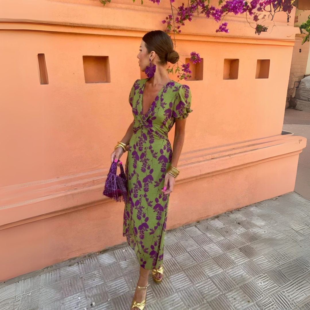 Olive | Midi-jurk