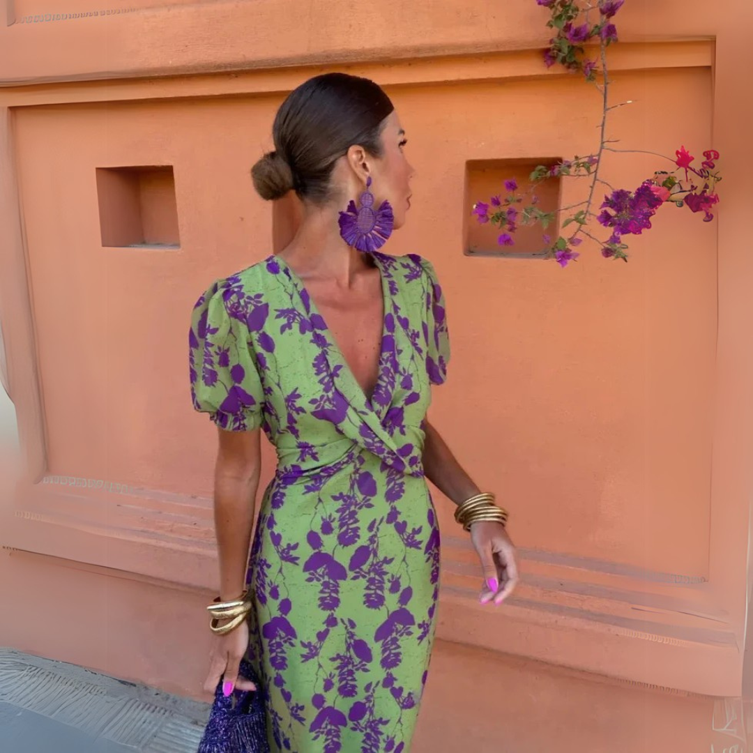 Olive | Midi-jurk