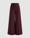 Merlot wide-leg trousers