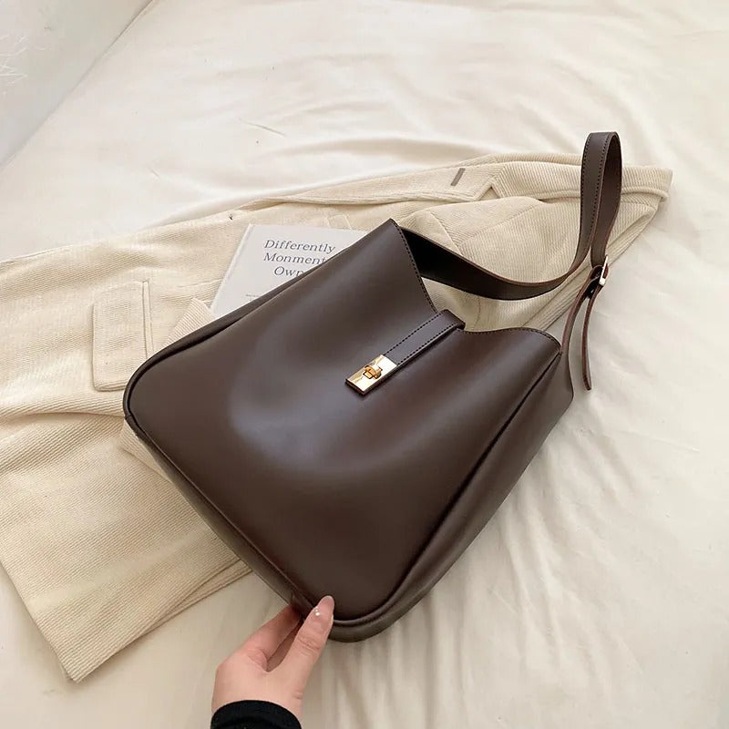 Zea Turn Lock Shoulder Bag