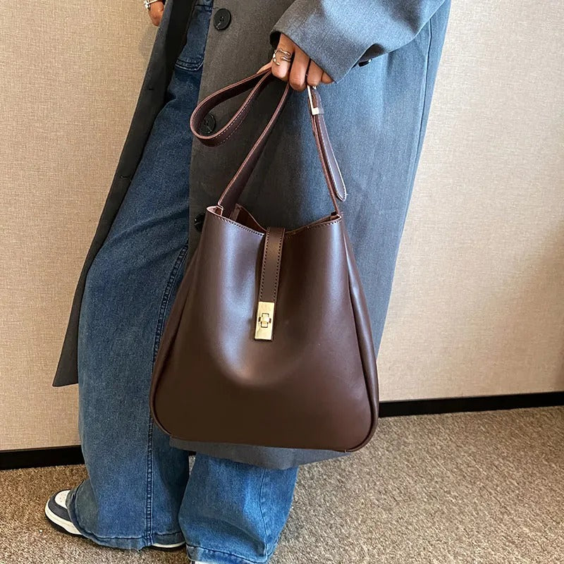 Zea Turn Lock Shoulder Bag