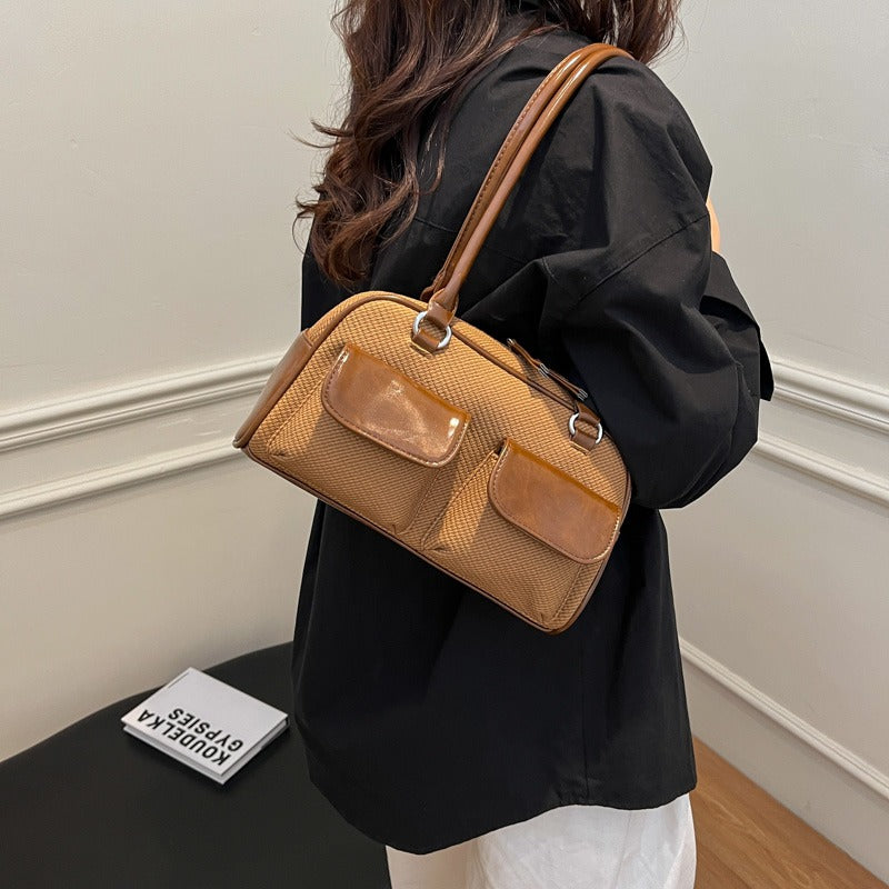 Pebbled Shoulder Bag