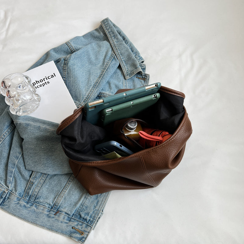 Vegan Leather Hobo Bag