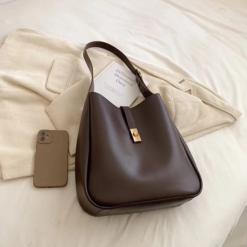 Zea Turn Lock Shoulder Bag