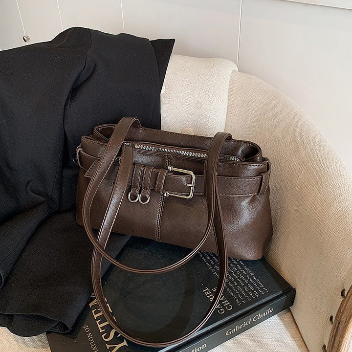 Caily Buckle Shoulder Bag