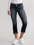 Grey high waist capri jeans