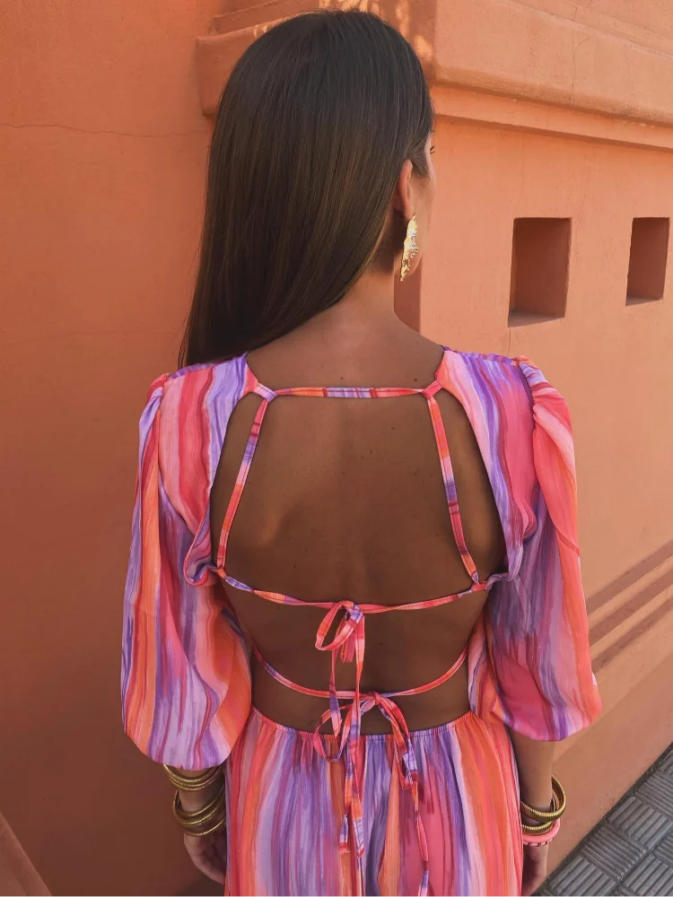 Sola | Backless Maxi Dress