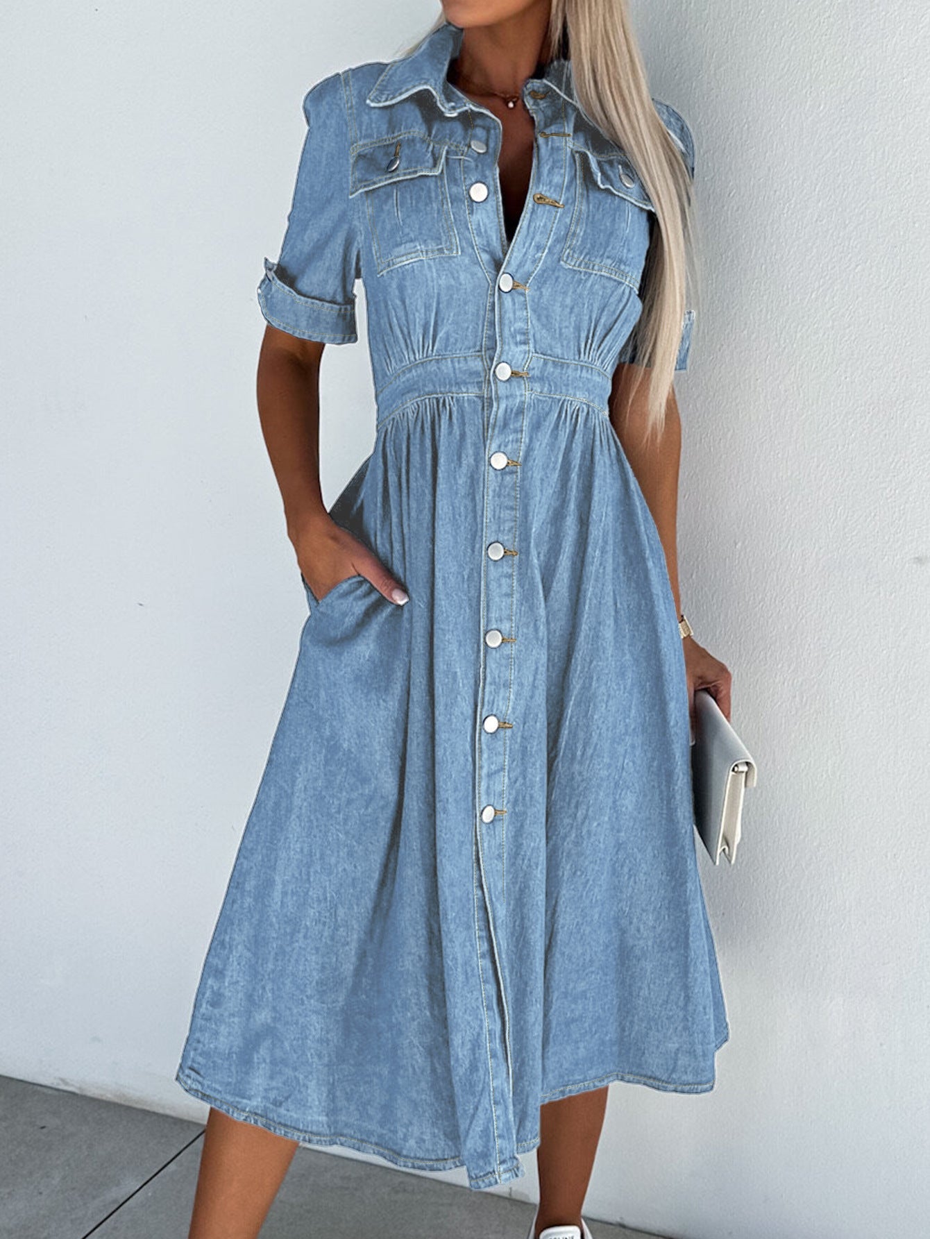 Denim dress