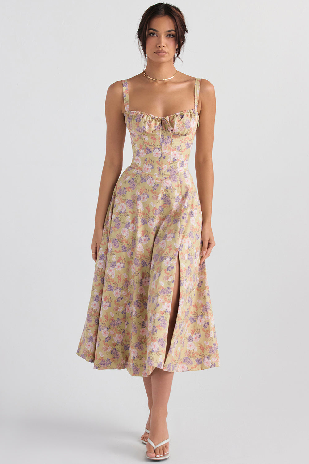 Dress with floral print