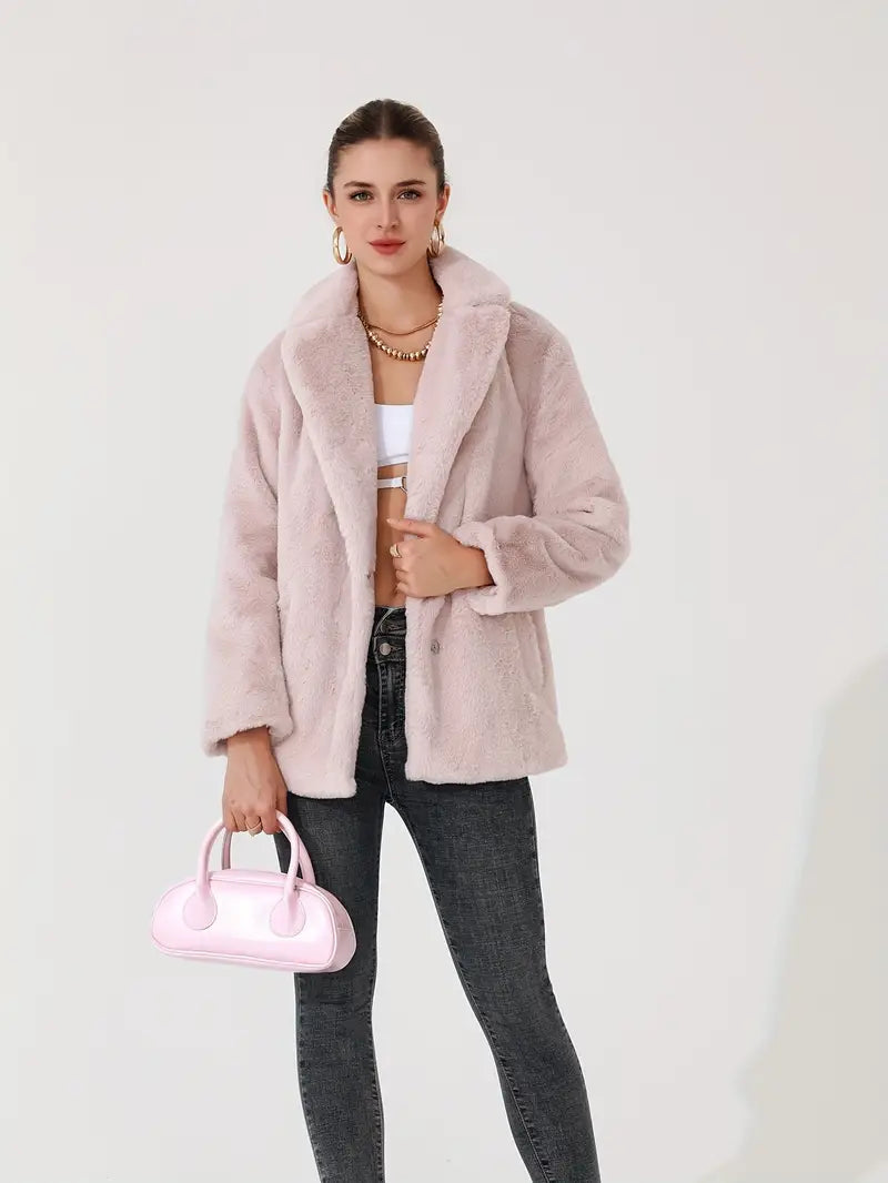 Elle | Faux fur coat