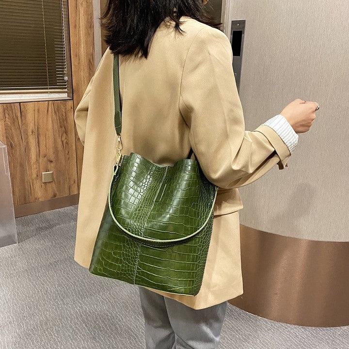 Dea Croc Embossed Bag