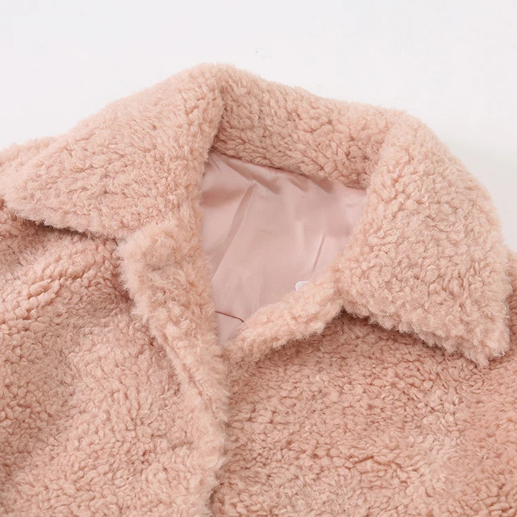 Shari | Pink fleece jacket