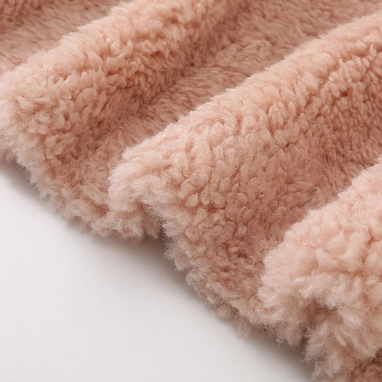 Shari | Pink fleece jacket