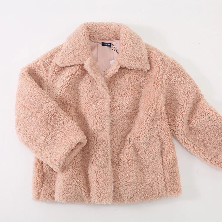 Shari | Pink fleece jacket