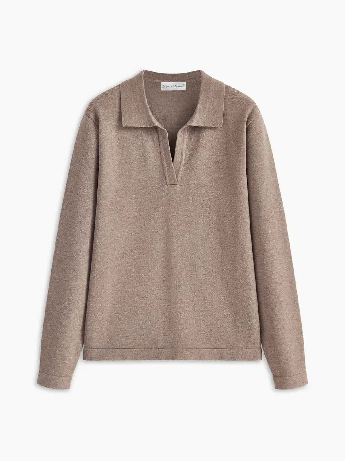 Jina | Knit polo sweater