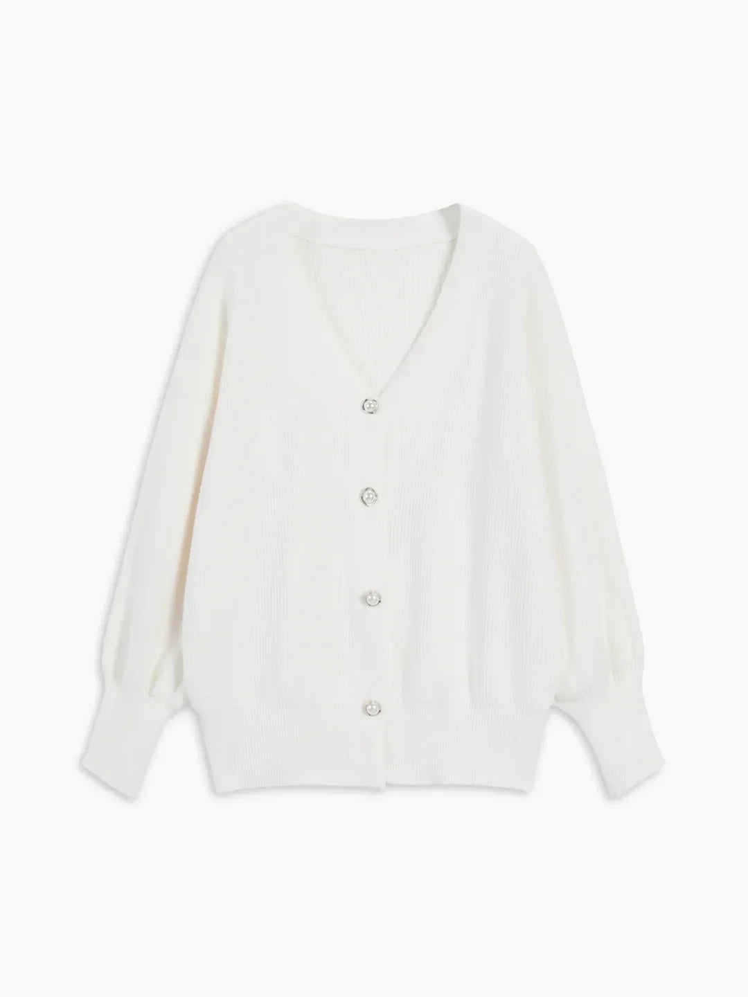 Jasmyn | Long-sleeved pearl cardigan