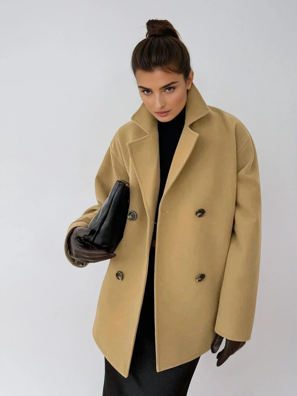 Syara | Revers taupe jacket