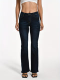 Dark blue flared Denim Jeans