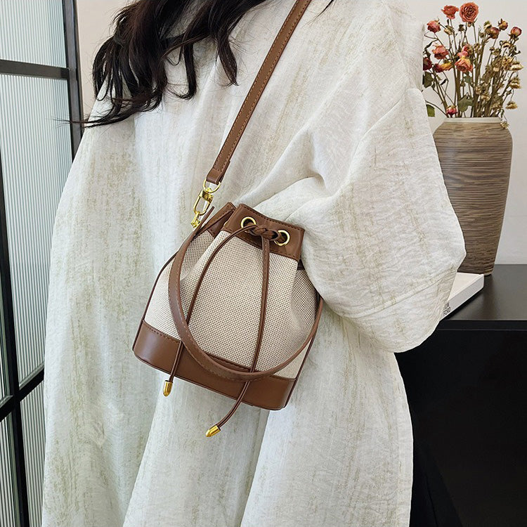 Canvas Bucket Bag